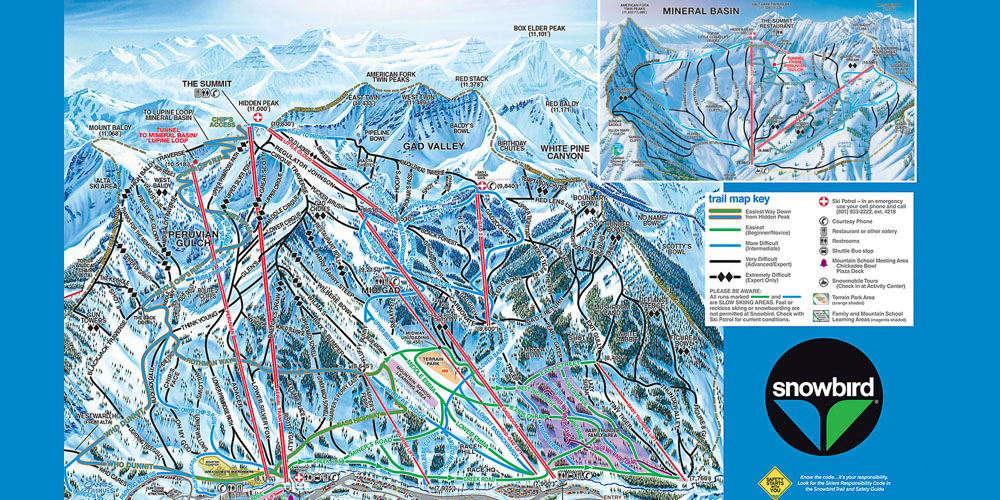Snowbird Trail Map